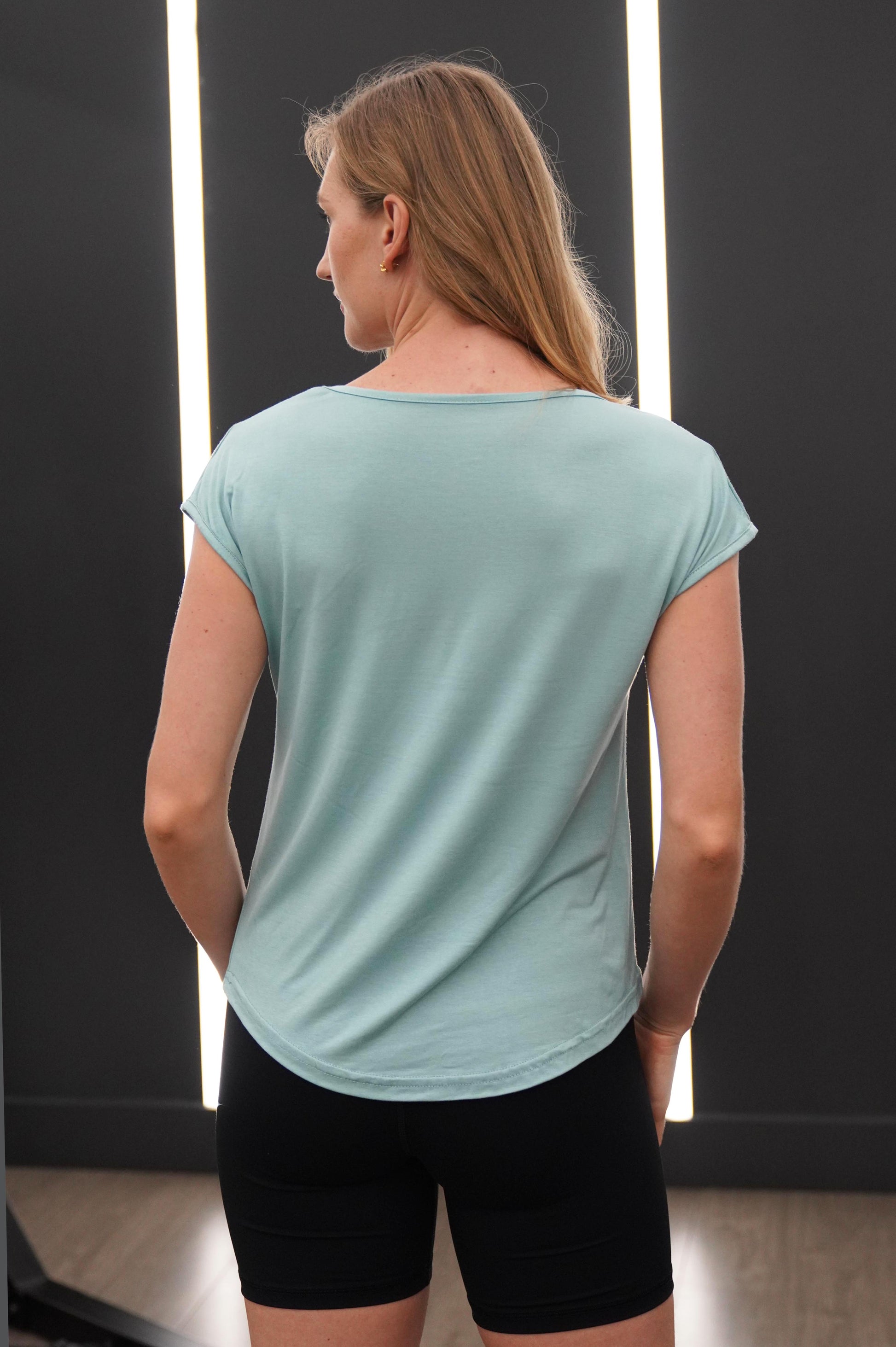 ANNALEE BAMBOO-BLEND V NECK TANK - J76 Bamboo Wear