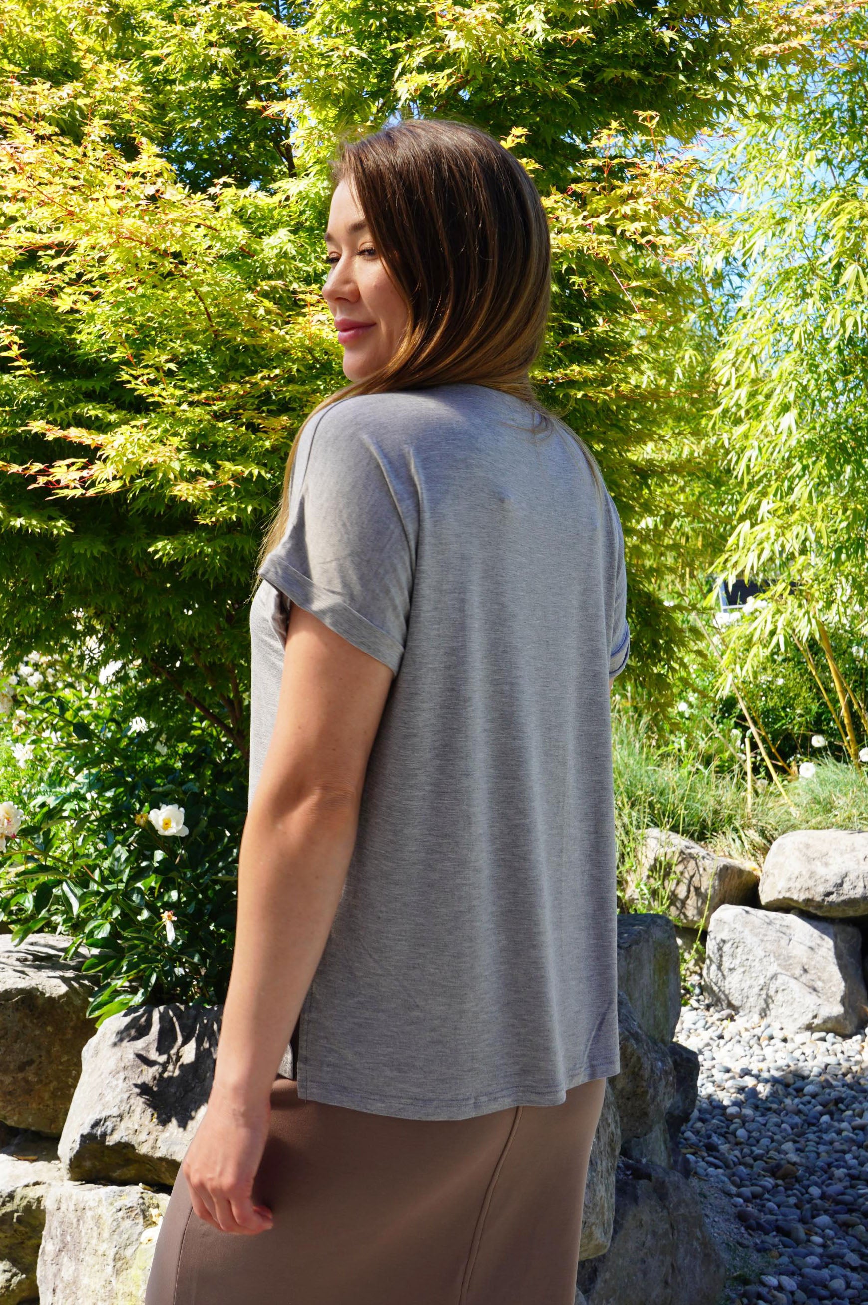 AVERY BAMBOO-BLEND TOP - J76 Bamboo Wear