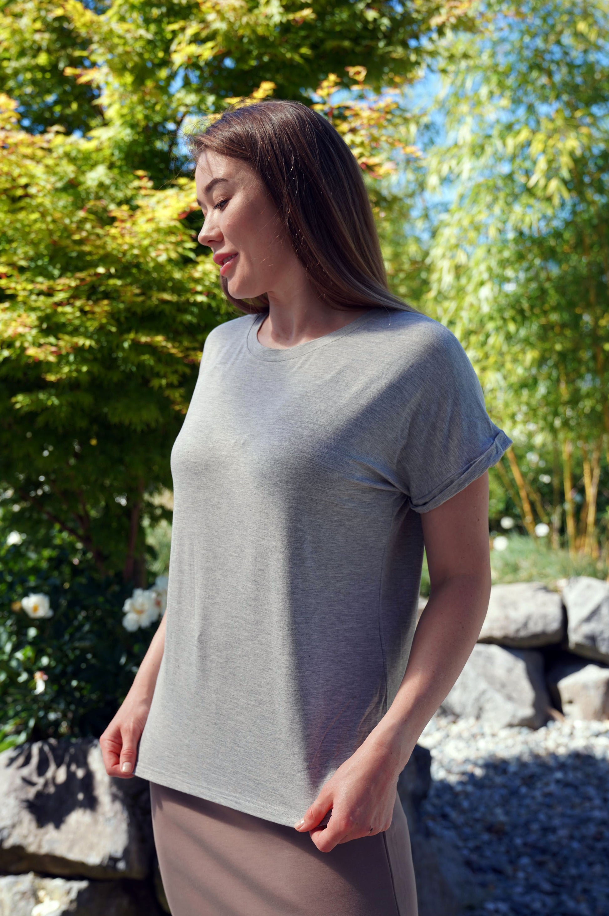 AVERY BAMBOO-BLEND TOP - J76 Bamboo Wear