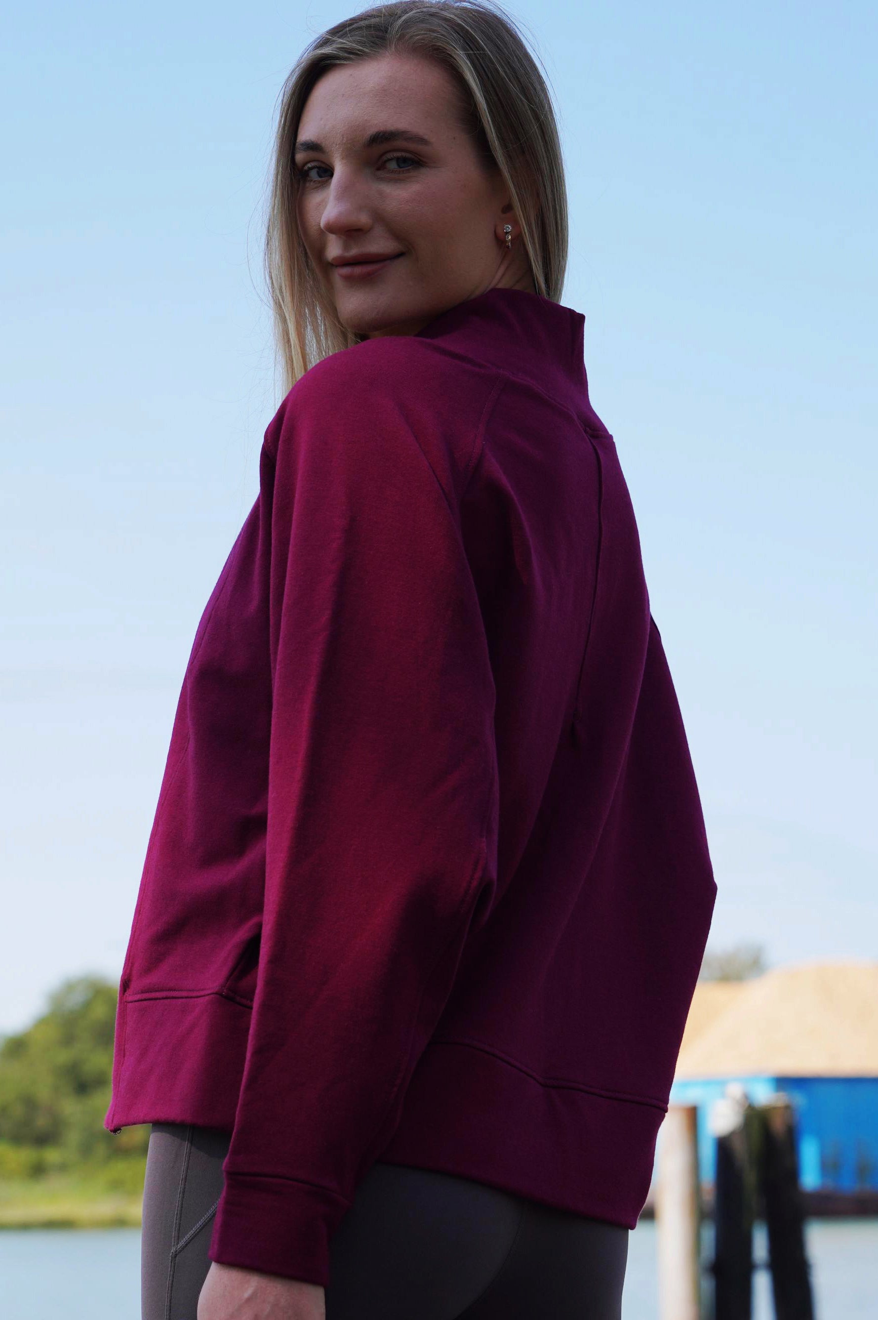 SNUGGLE SOFT BAMBOO BLEND FLEECE CARDIGAN (Final Sale) - J76 Bamboo Wear