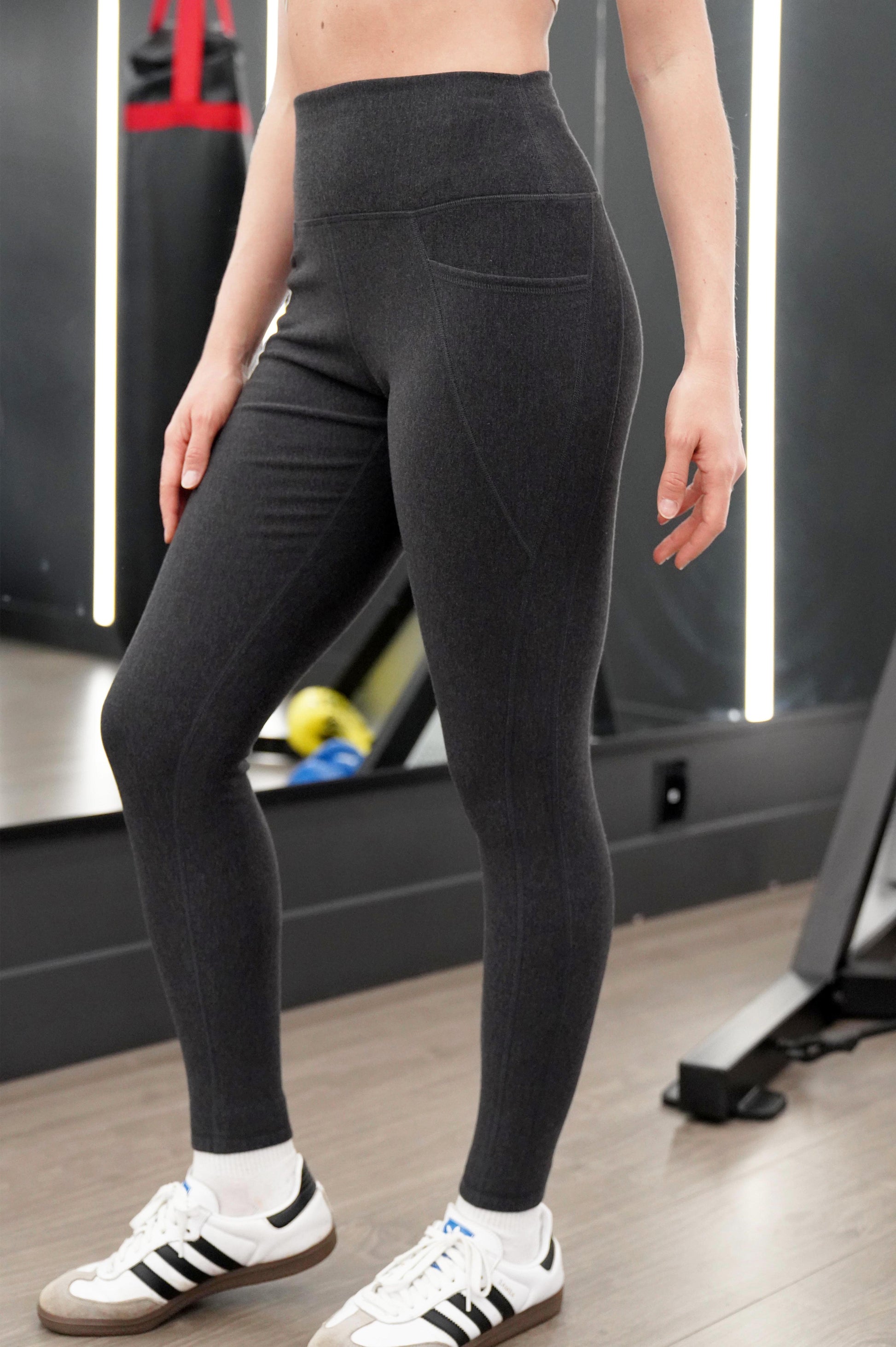 COZY BAMBOO-BLEND FLEECE LEGGING-Restocked - J76 Bamboo Wear