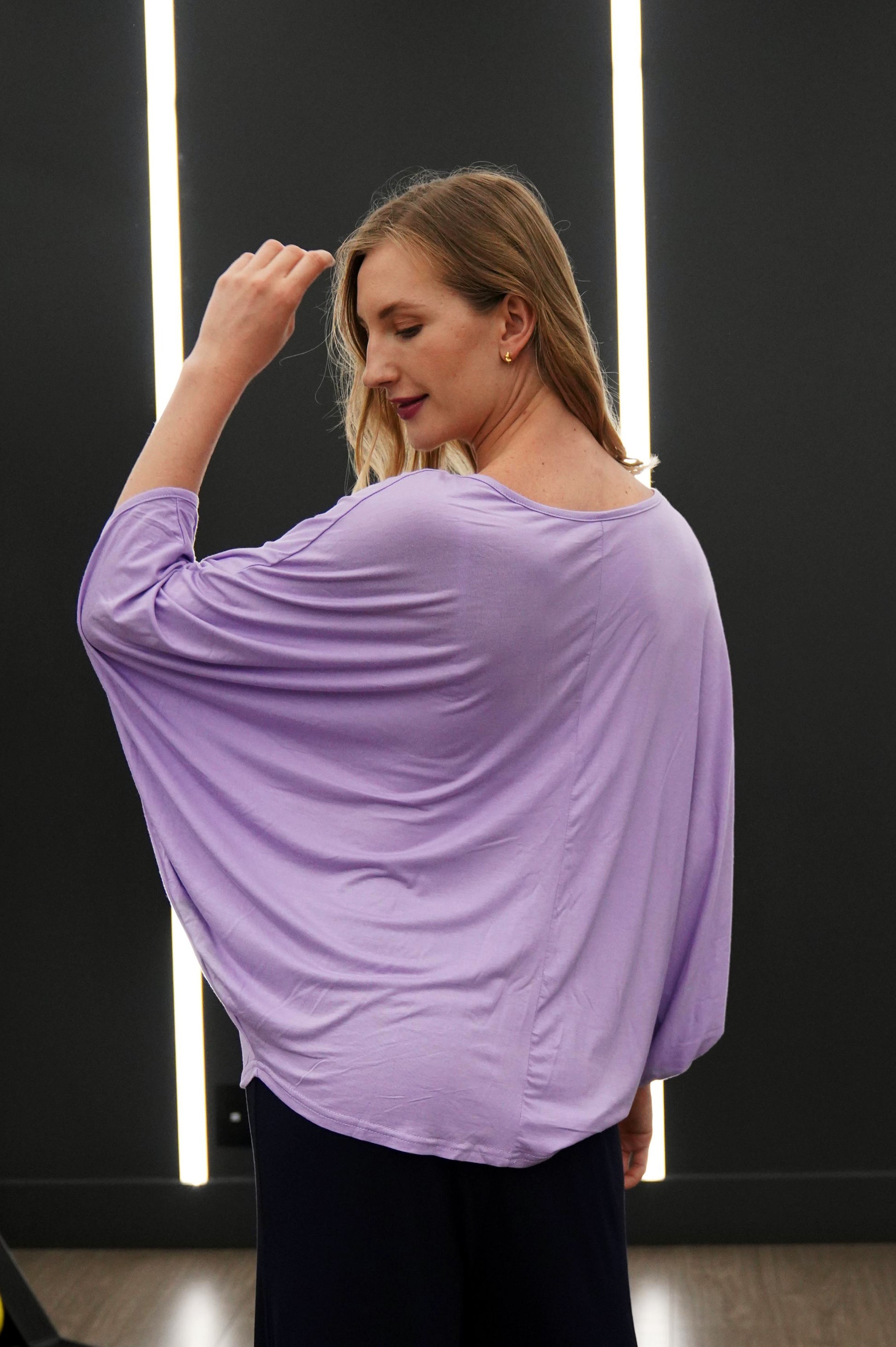 ECOSOFT BAMBOO RELAXED TOP - J76 Bamboo Wear