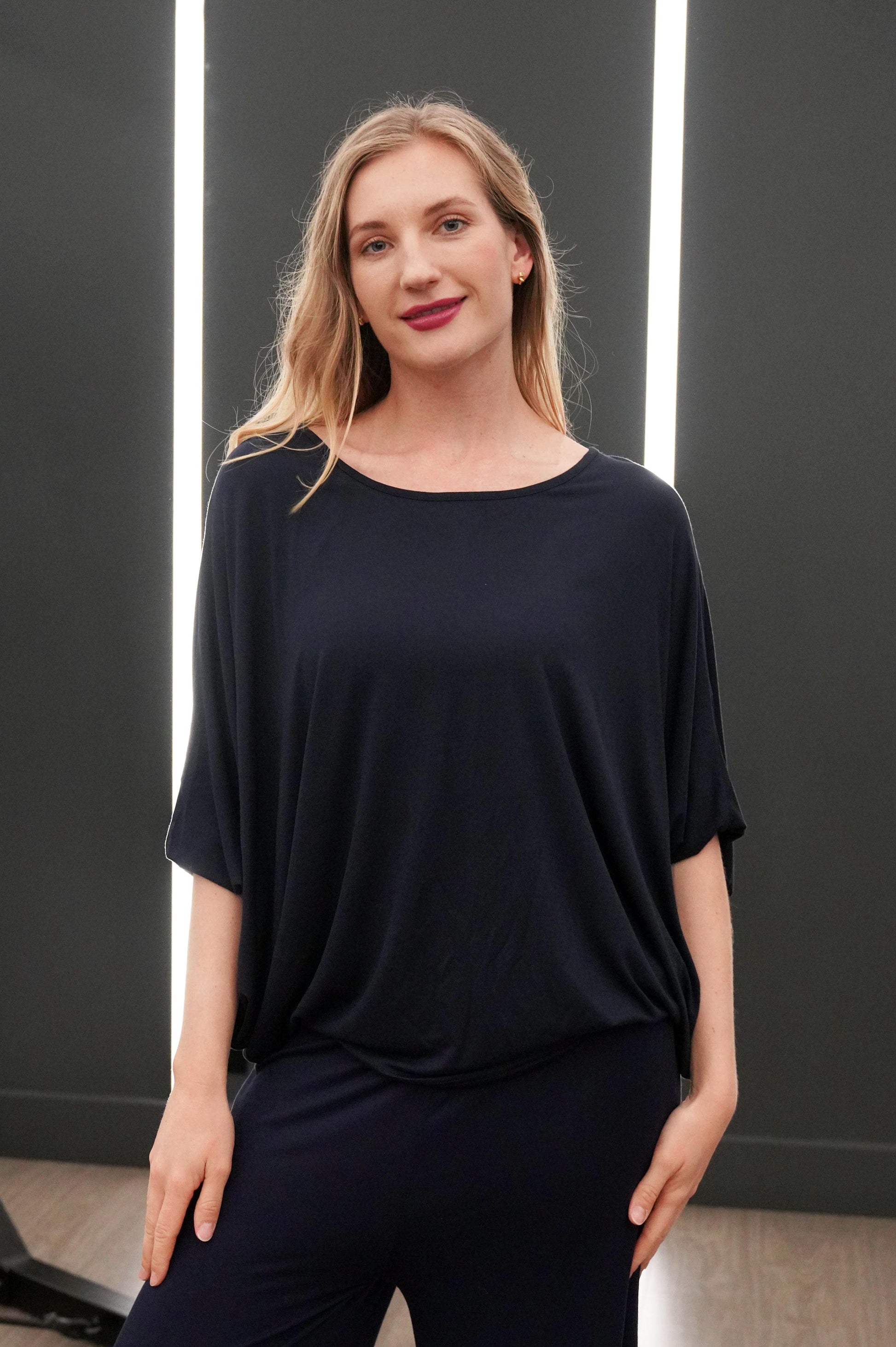 ECOSOFT BAMBOO RELAXED TOP - J76 Bamboo Wear