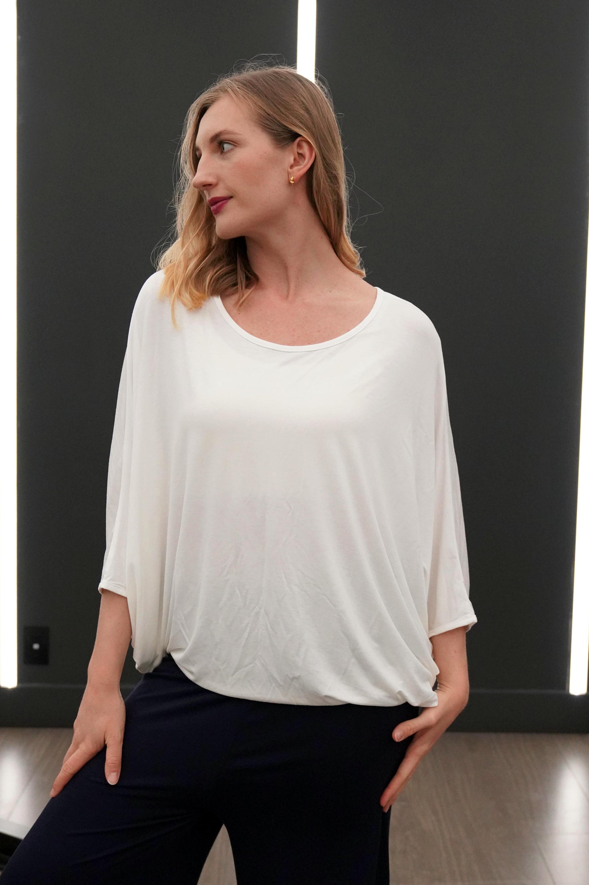 ECOSOFT BAMBOO RELAXED TOP - J76 Bamboo Wear