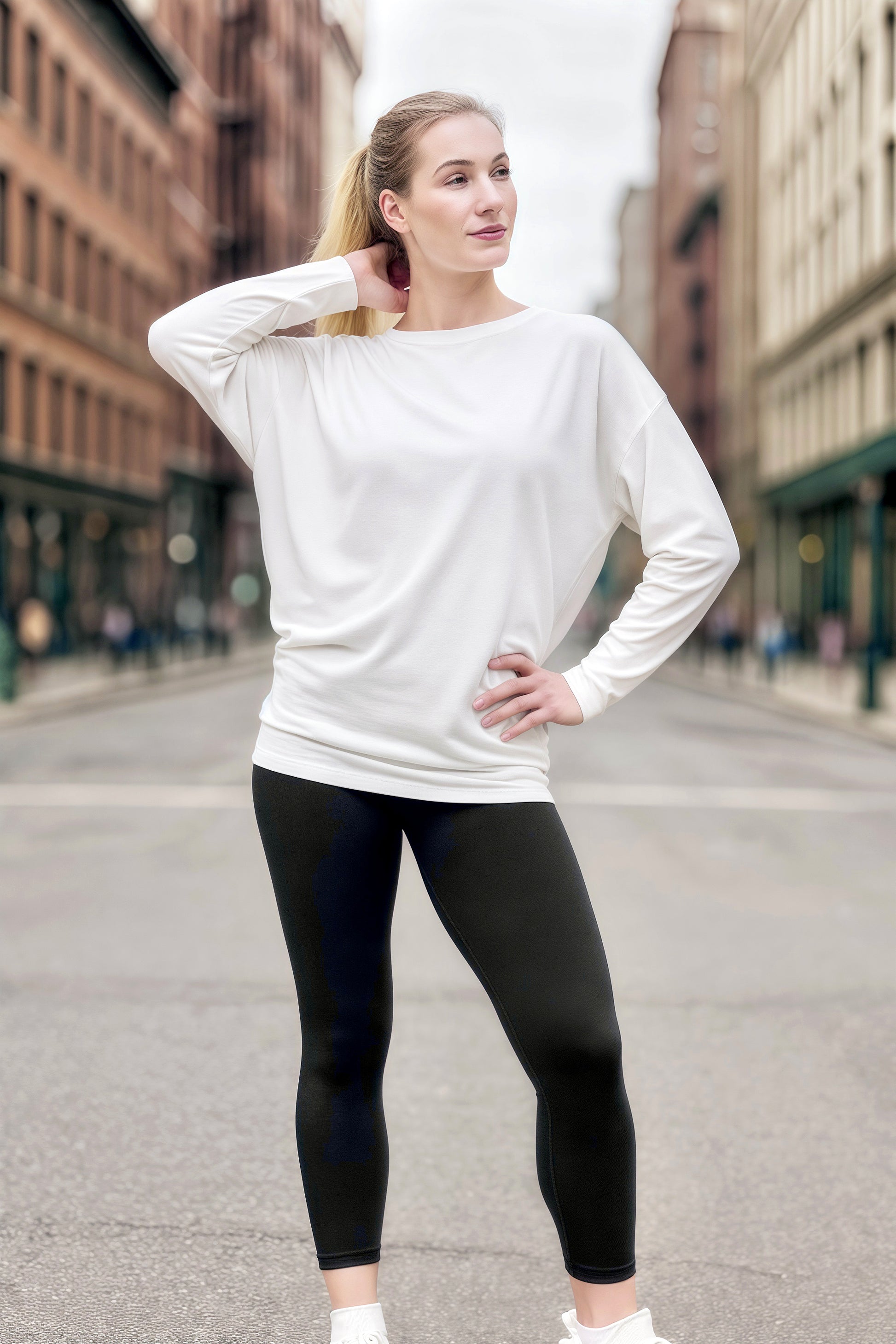 FIONA BAMBOO-BLEND TOP - J76 Bamboo Wear