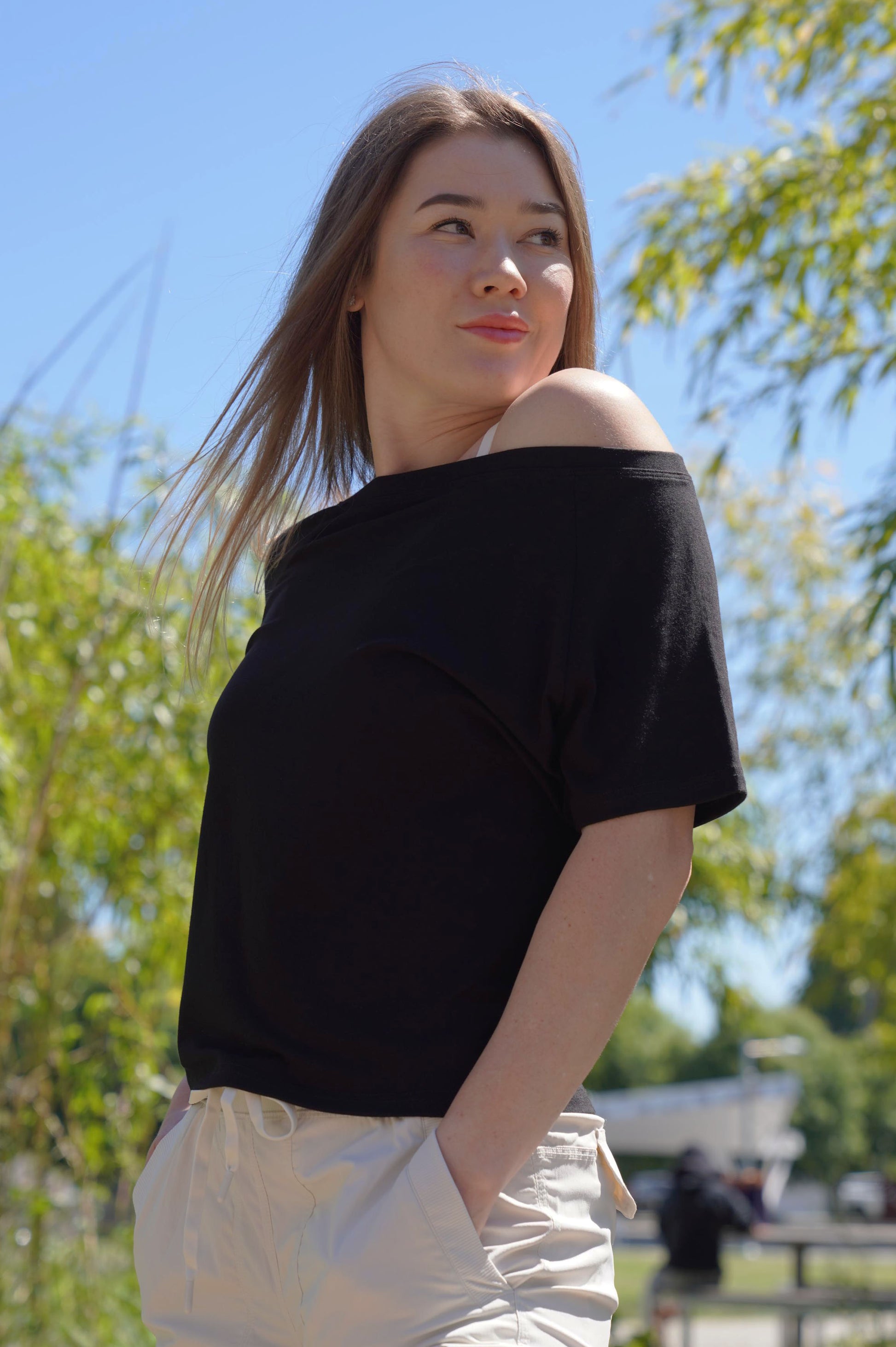 LIZA BAMBOO-BLEND TEE - J76 Bamboo Wear