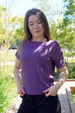 LIZA BAMBOO-BLEND TEE - J76 Bamboo Wear