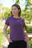 LIZA BAMBOO-BLEND TEE - J76 Bamboo Wear