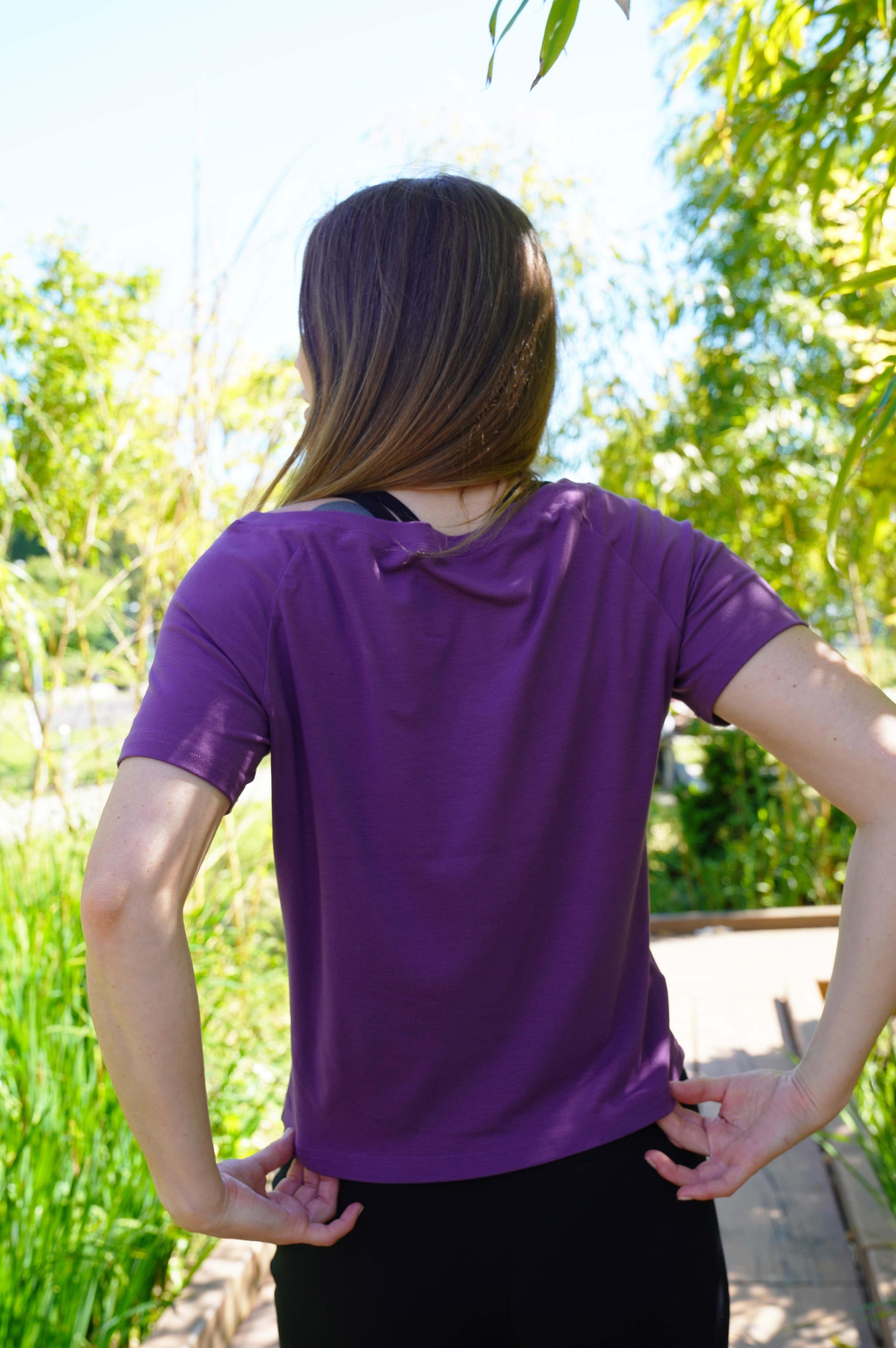 LIZA BAMBOO-BLEND TEE - J76 Bamboo Wear