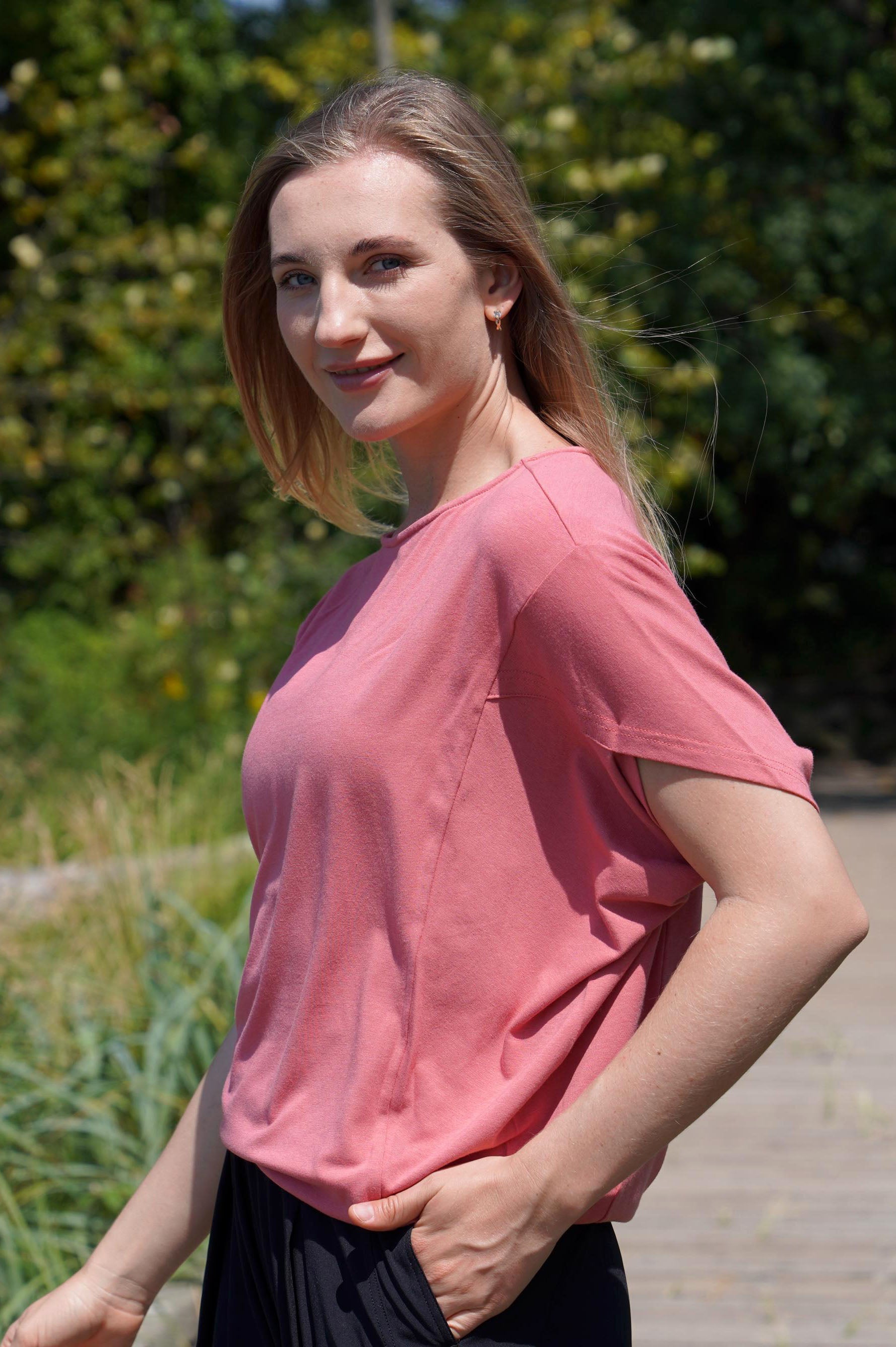 LUCIA BAMBOO-BLEND TOP-Restocked - J76 Bamboo Wear