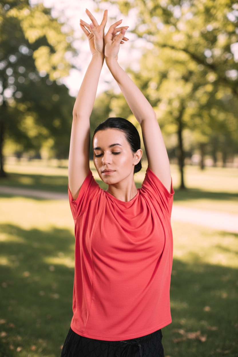 LUCIA BAMBOO-BLEND TOP (Reversible) - J76 Bamboo Wear