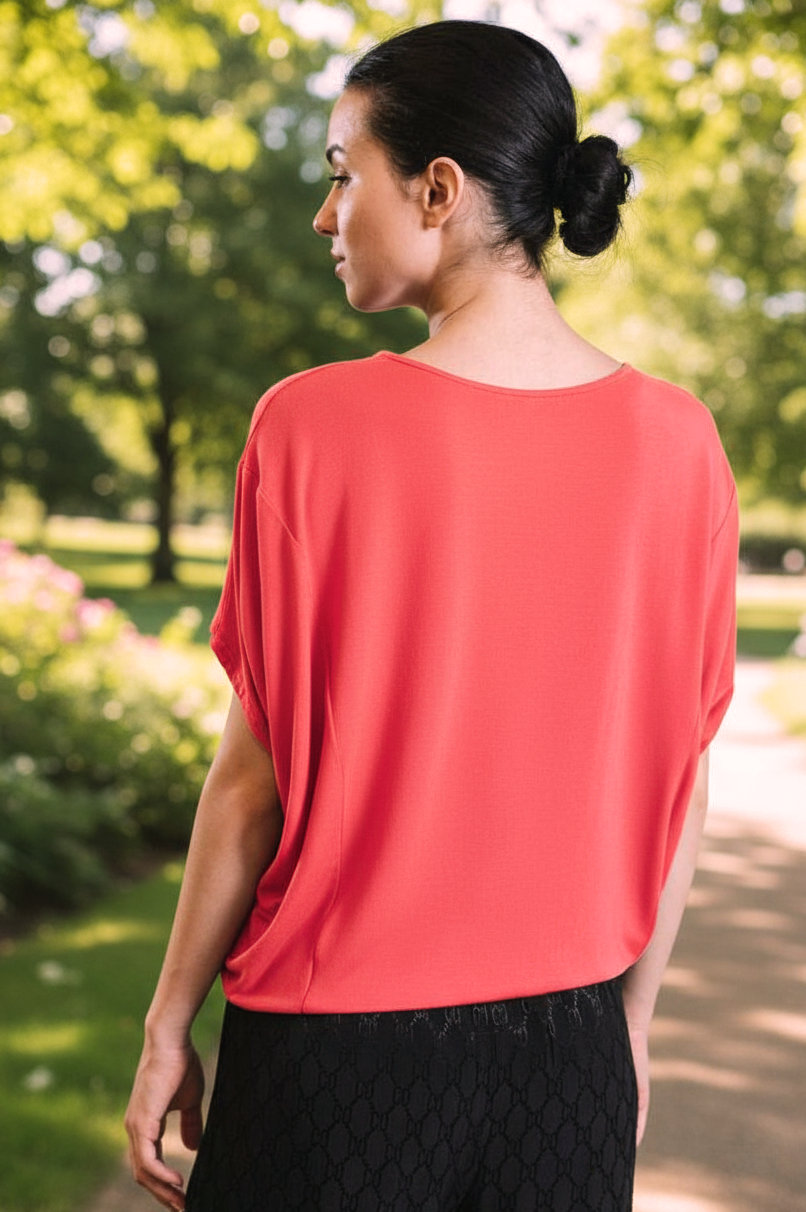 LUCIA BAMBOO-BLEND TOP (Reversible) - J76 Bamboo Wear