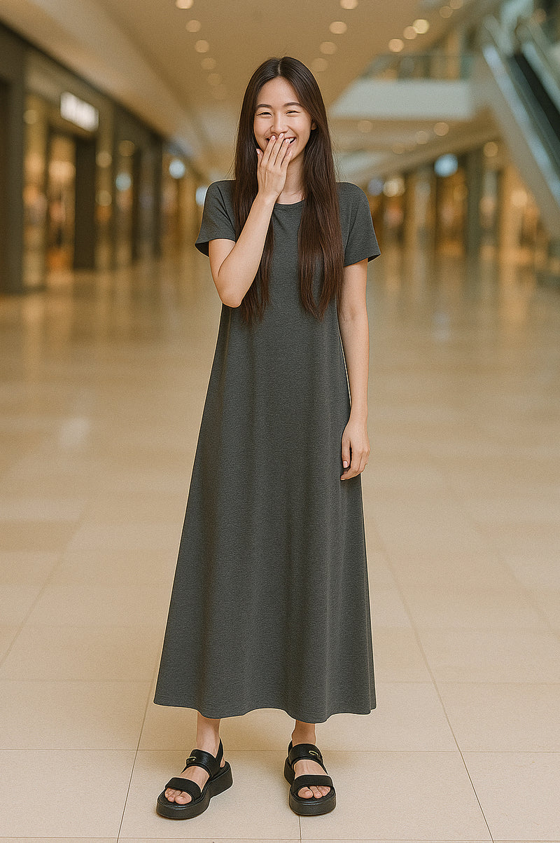 LUNA BAMBOO-BLEND DRESS - J76 Bamboo Wear