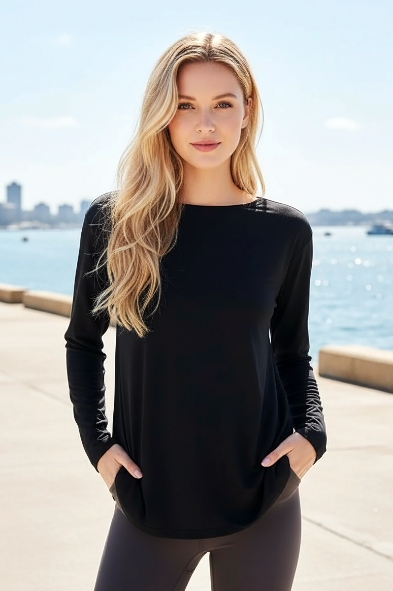 PARKER BAMBOO-BLEND TOP - J76 Bamboo Wear