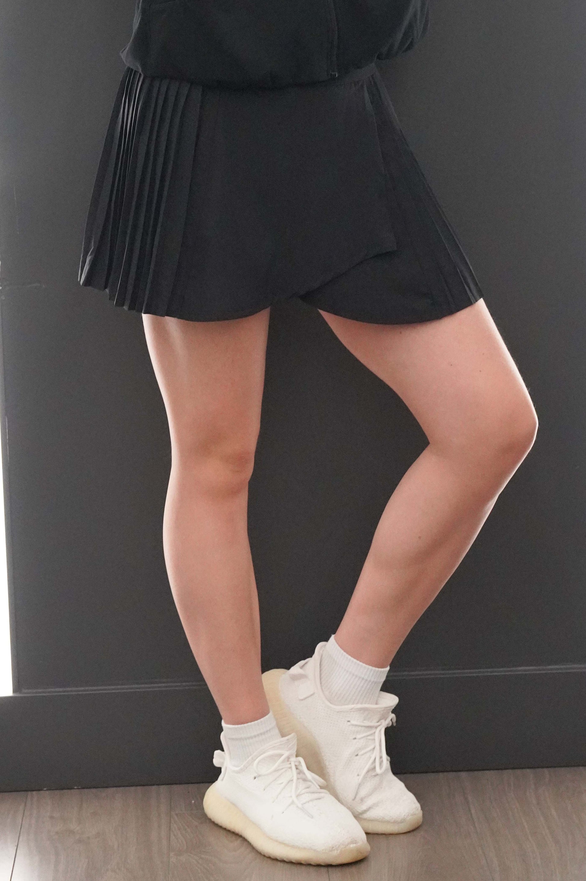 PLEATED WRAP SKORT - J76 Bamboo Wear