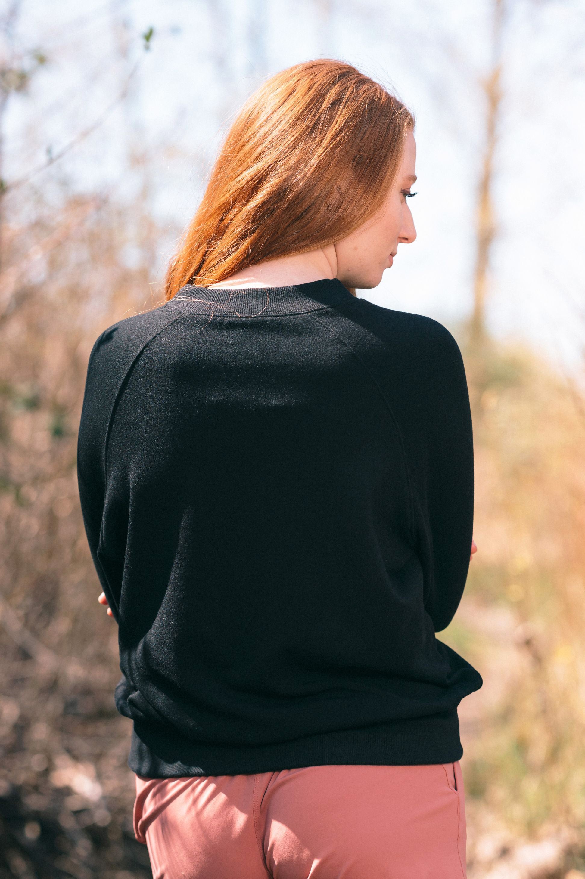 RUBY BAMBOO-BLEND FLEECE SWEATSHIRT - J76 Bamboo Wear