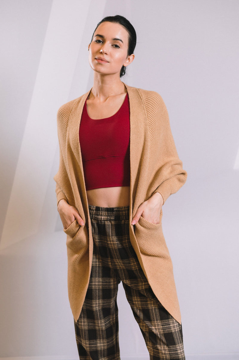 SAMANTHA OPEN KNIT CARDIGAN - J76 Bamboo Wear