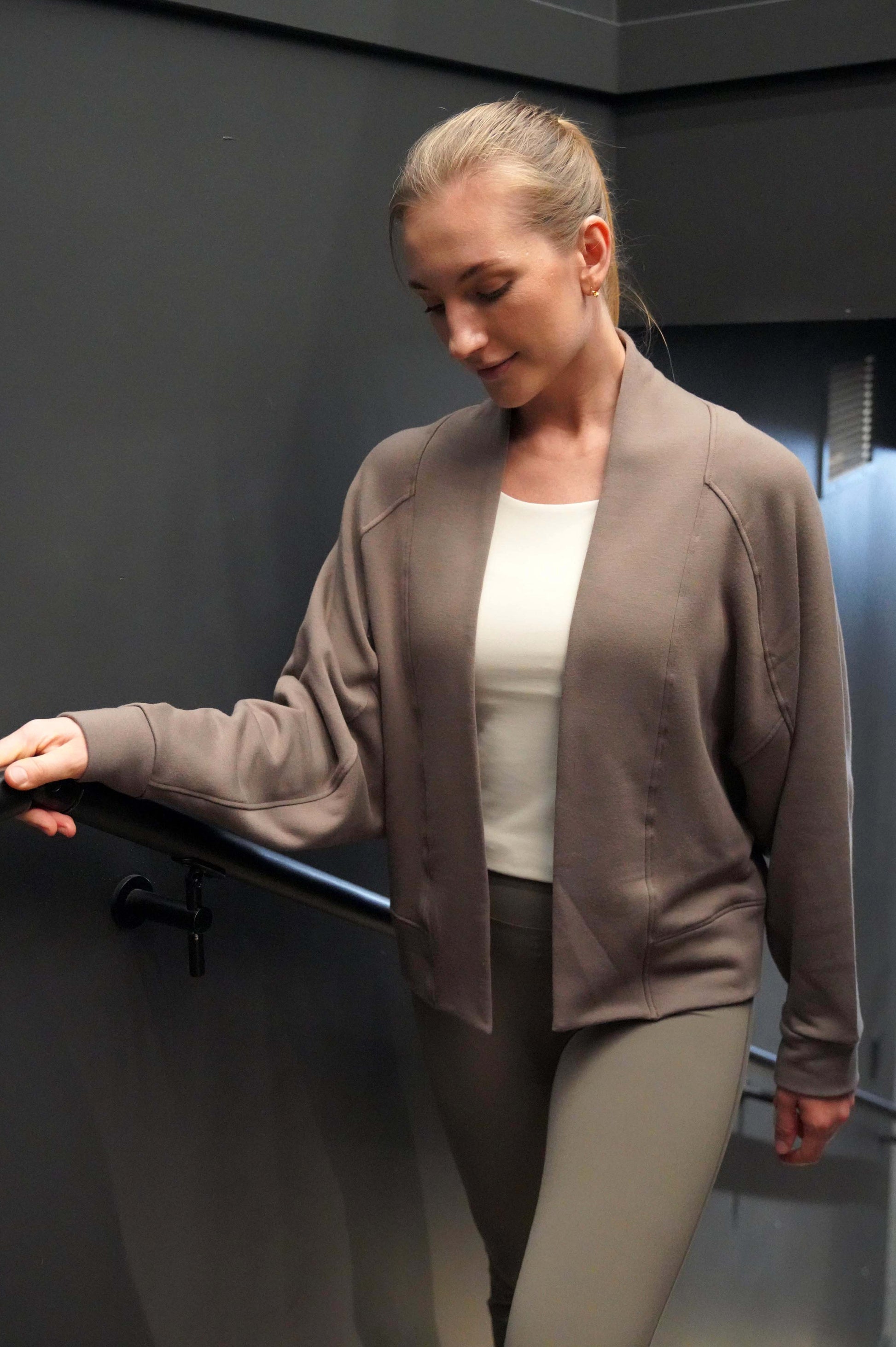 SNUGGLE SOFT BAMBOO BLEND FLEECE CARDIGAN (Final Sale) - J76 Bamboo Wear