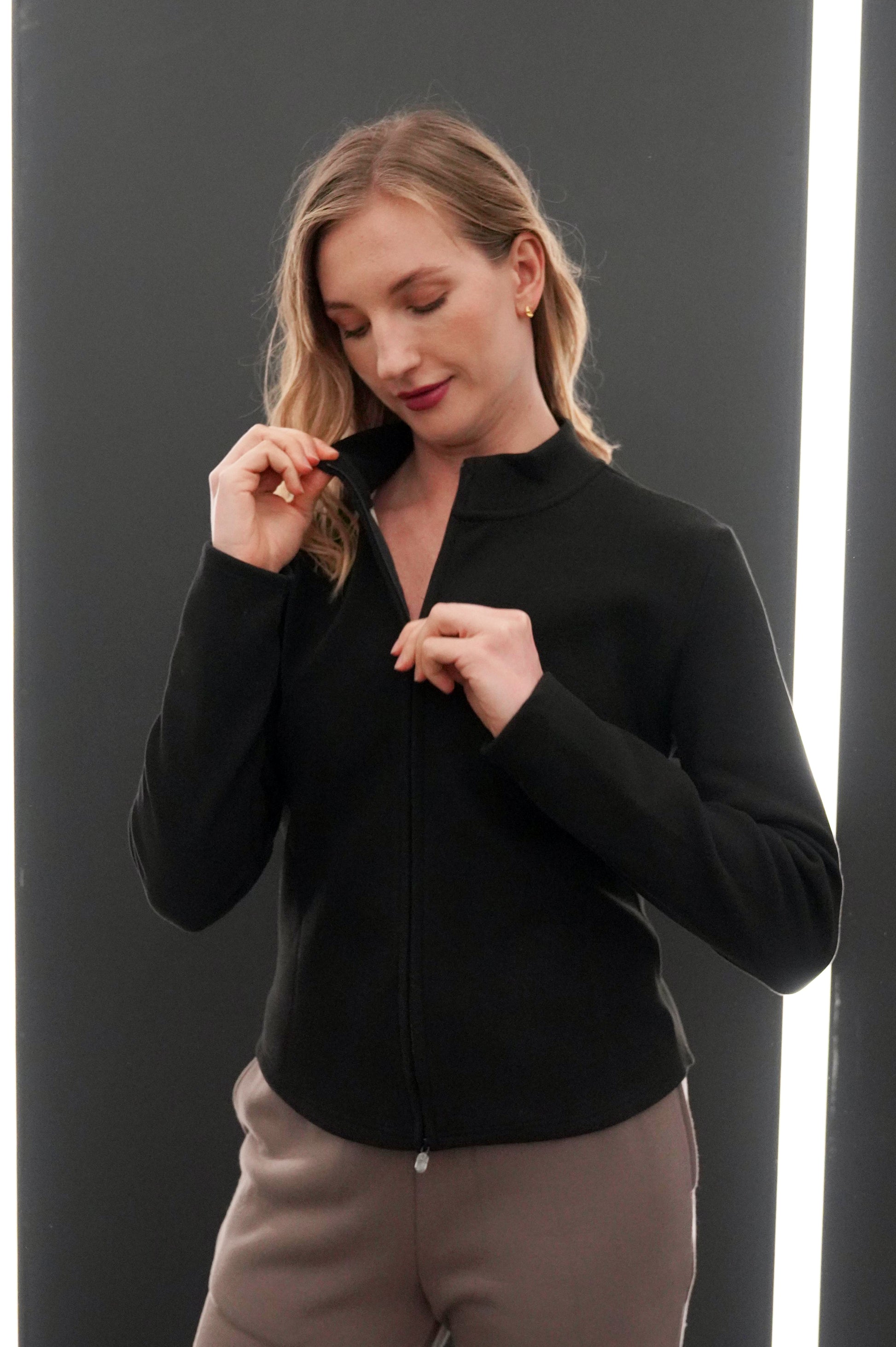 ZORA FLEECE JACKET - J76 Bamboo Wear