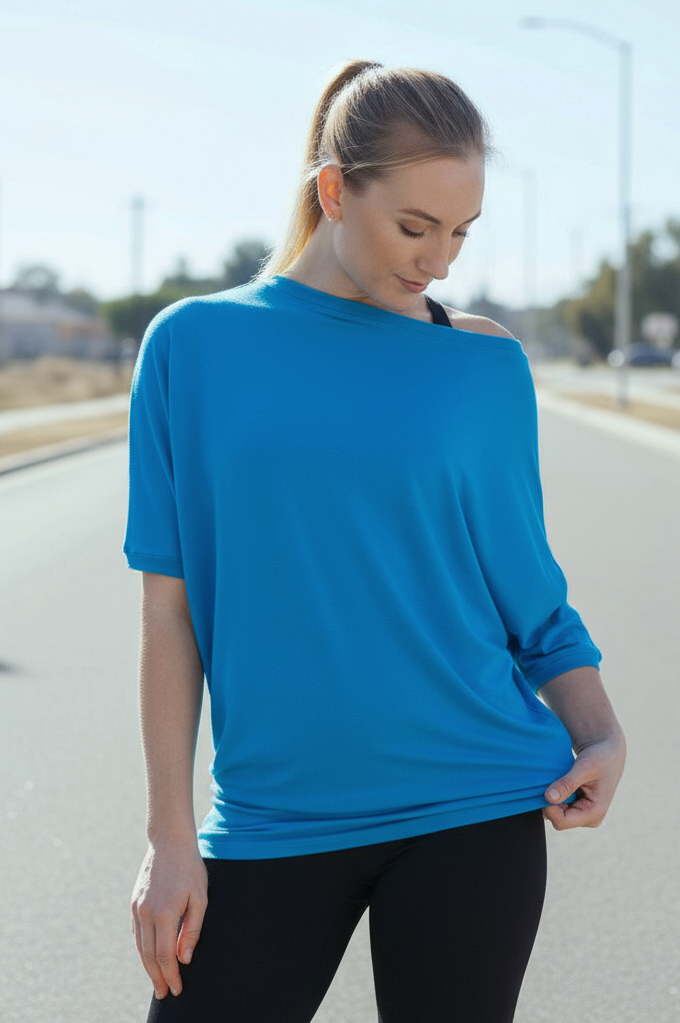 FANNIE BAMBOO-BLEND TOP-Restocked