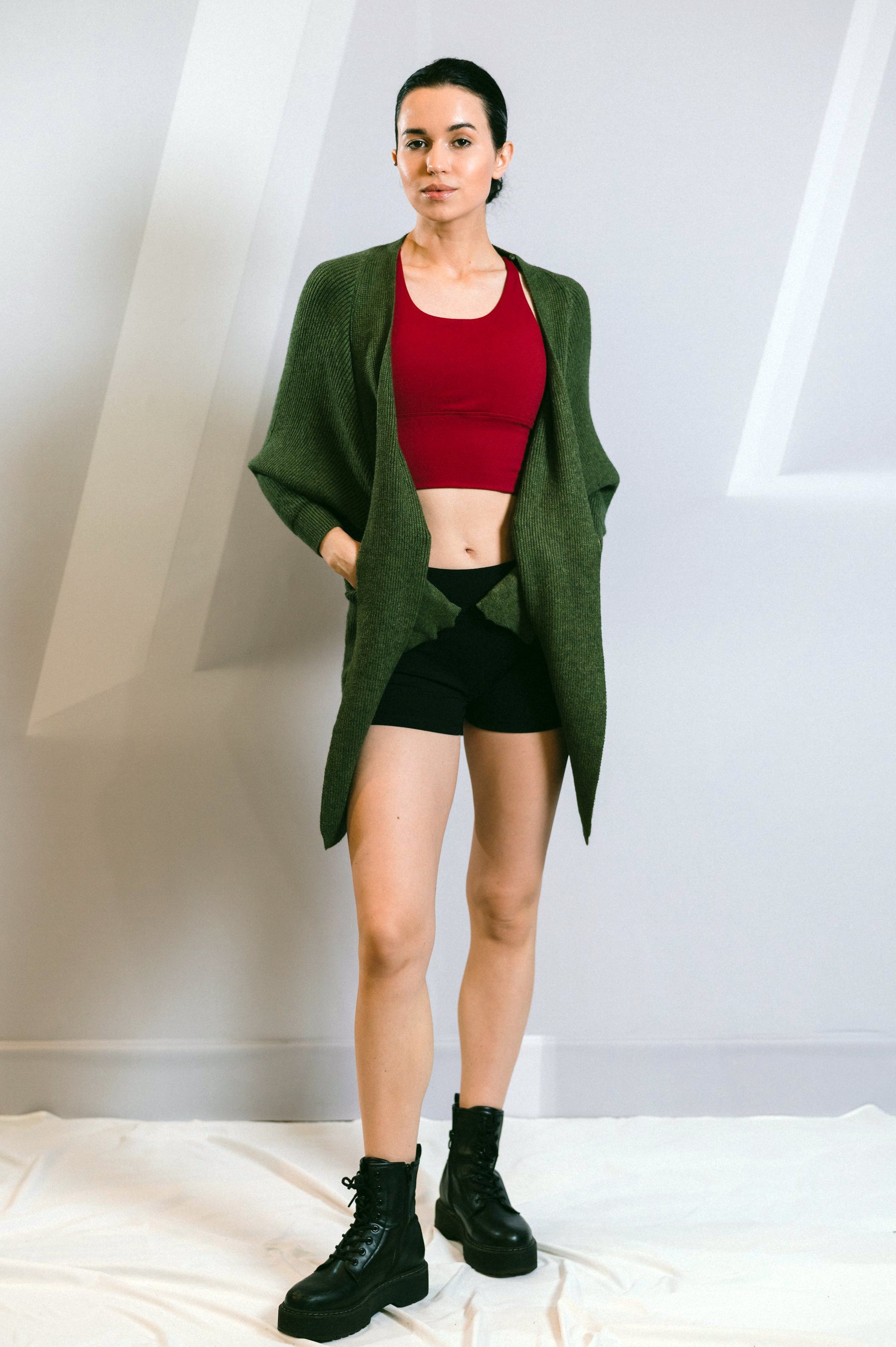 SAMANTHA OPEN KNIT CARDIGAN-Restocked - J76 Bamboo Wear