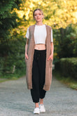 JOE OPEN KNIT VEST WITH POCKETS - J76 Bamboo Wear