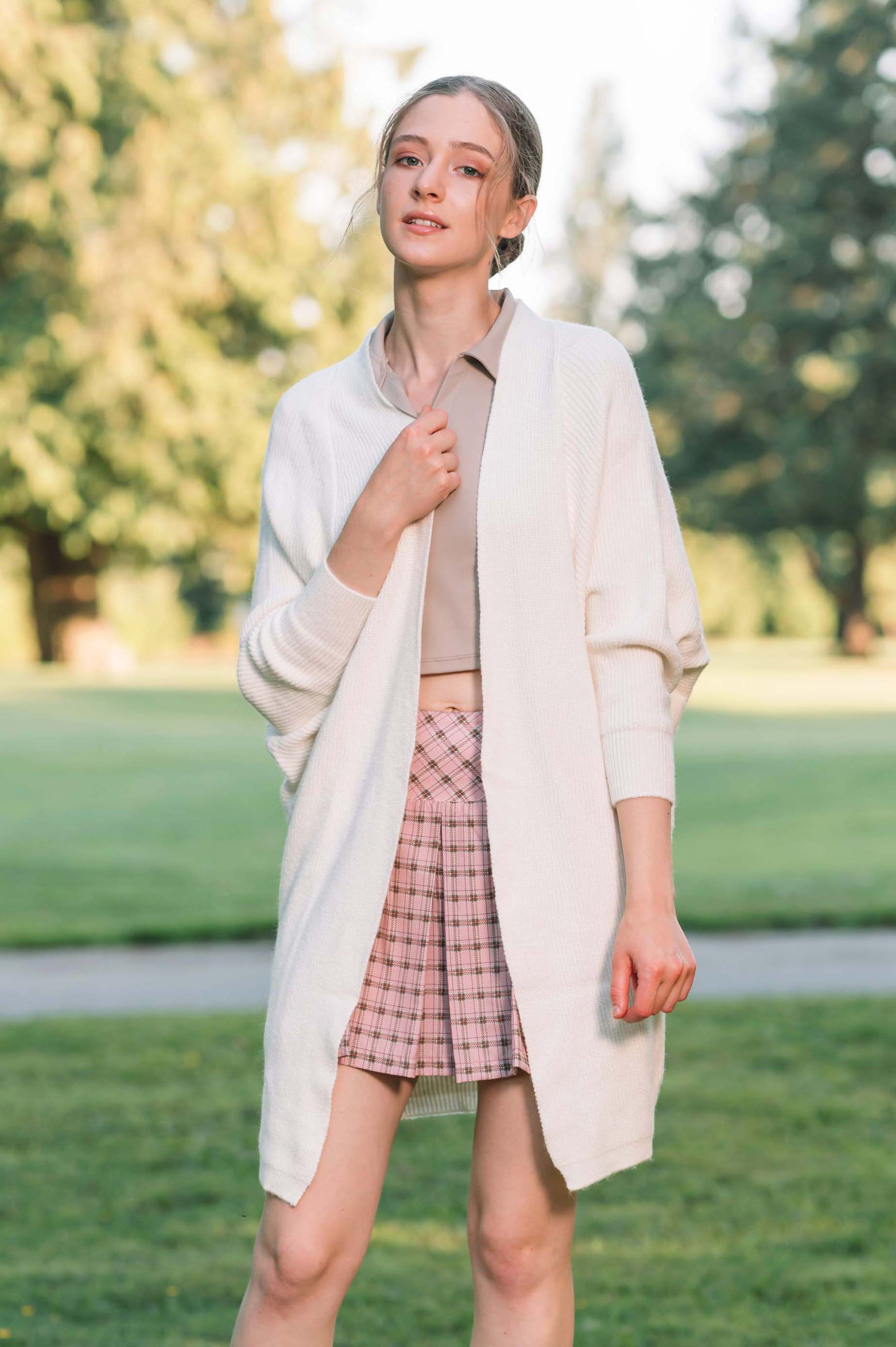 SAMANTHA OPEN KNIT CARDIGAN - J76 Bamboo Wear