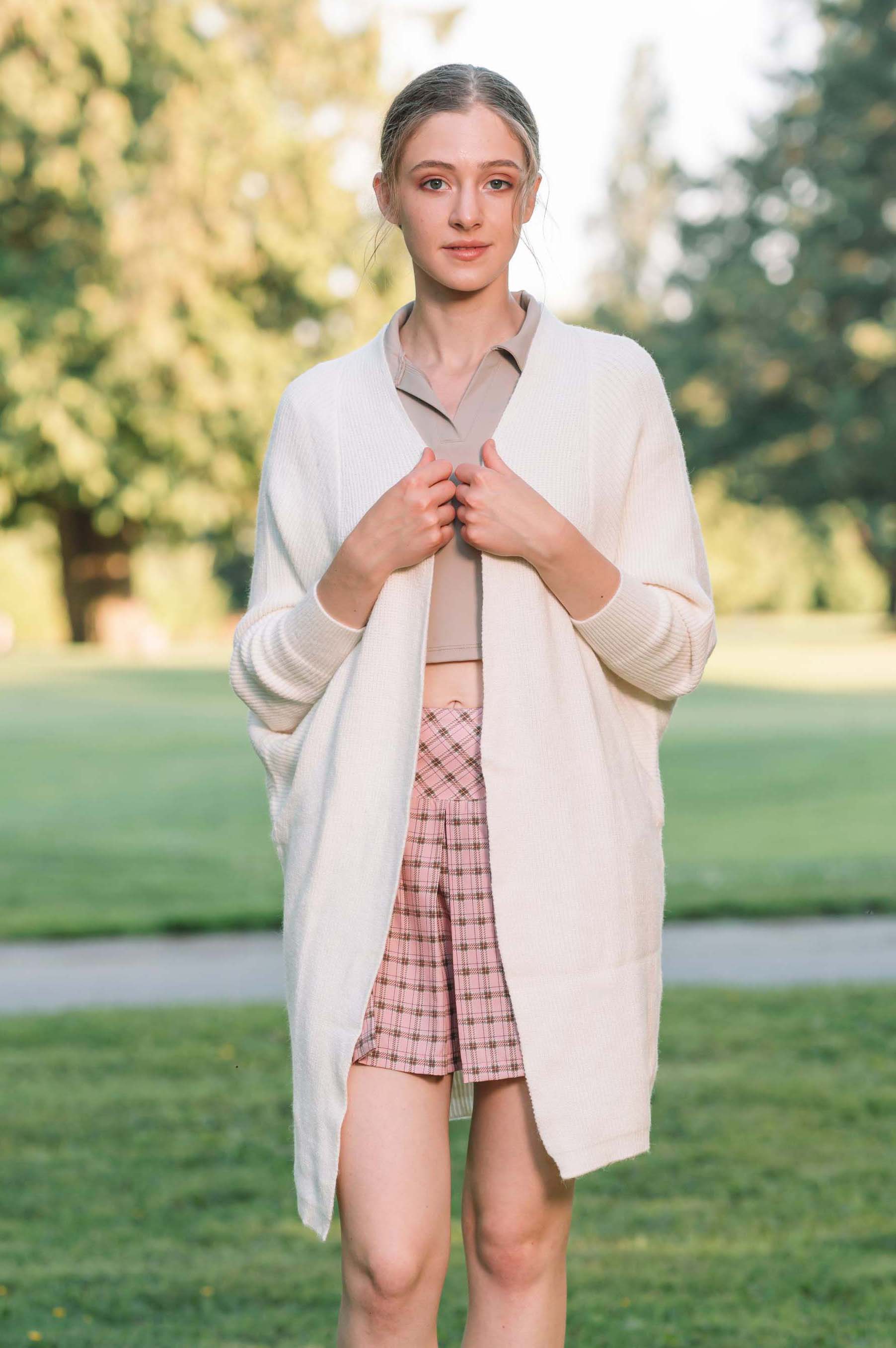 SAMANTHA OPEN KNIT CARDIGAN - J76 Bamboo Wear