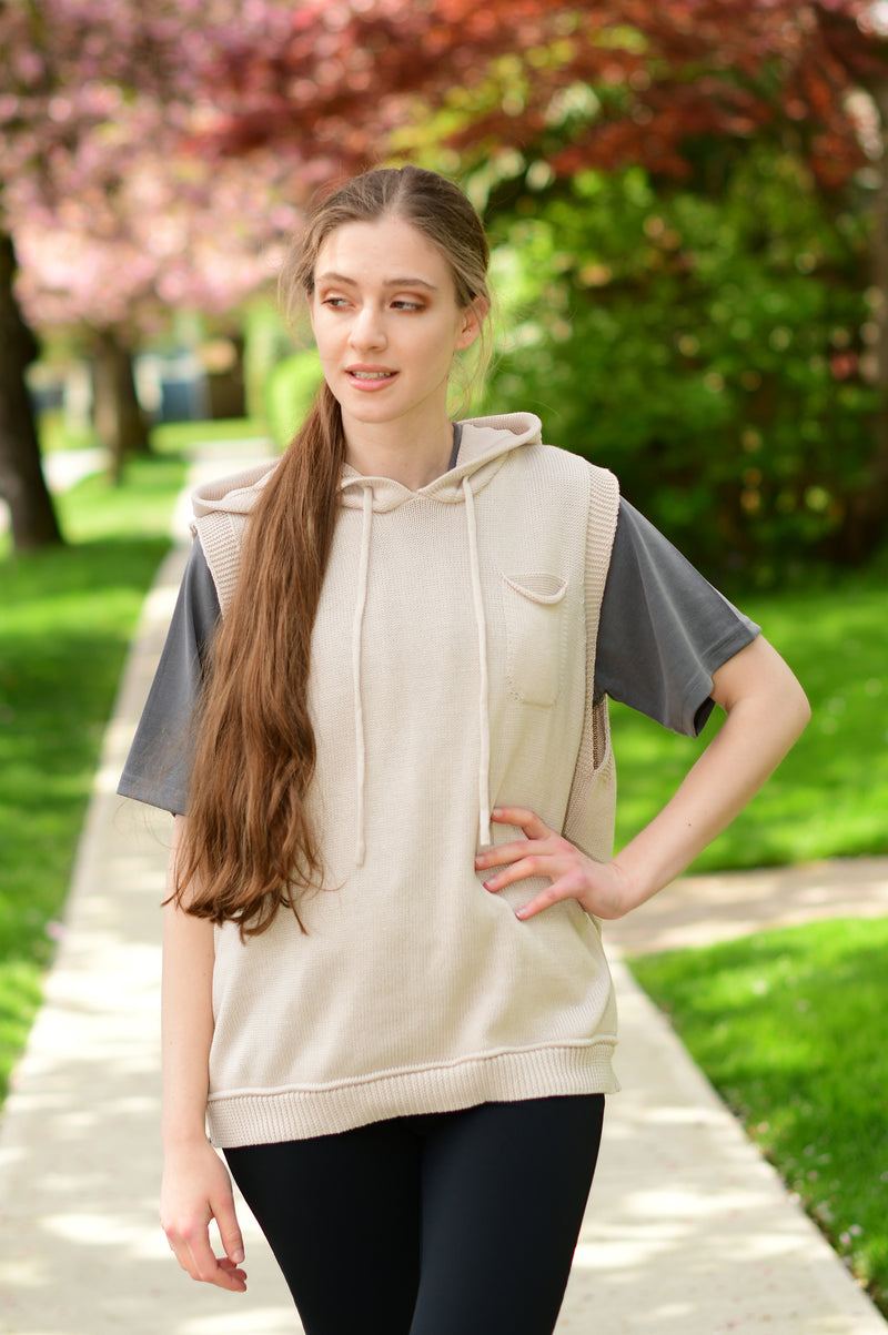 CAMILLA KNIT VEST - J76 Bamboo Wear