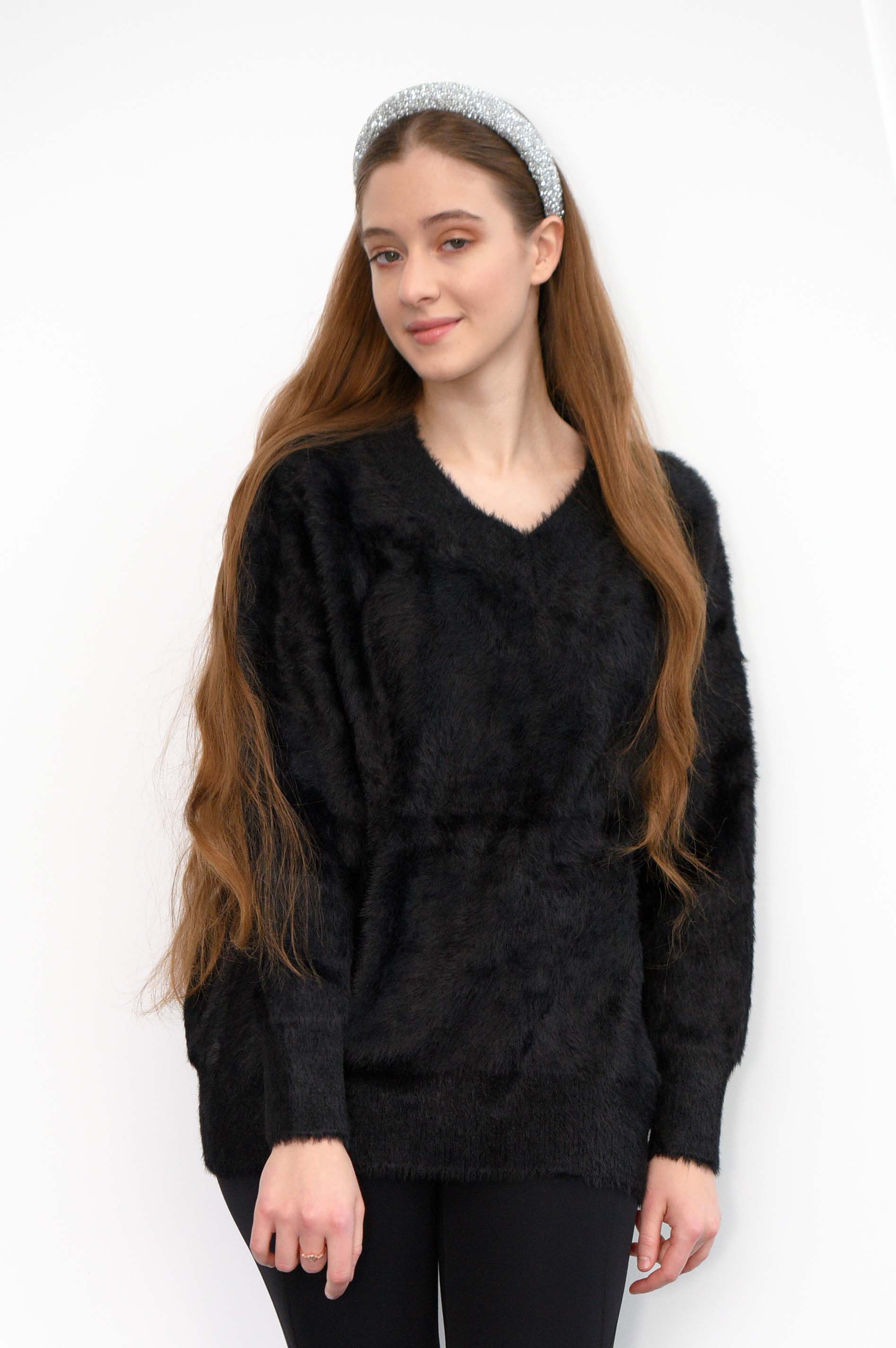 ABBY FUZZY SWEATER (Final Sale)