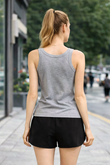 ABRA BAMBOO-BLEND RIBBED TANK - J76 Bamboo Wear