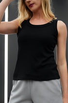 ABRA BAMBOO-BLEND RIBBED TANK - J76 Bamboo Wear