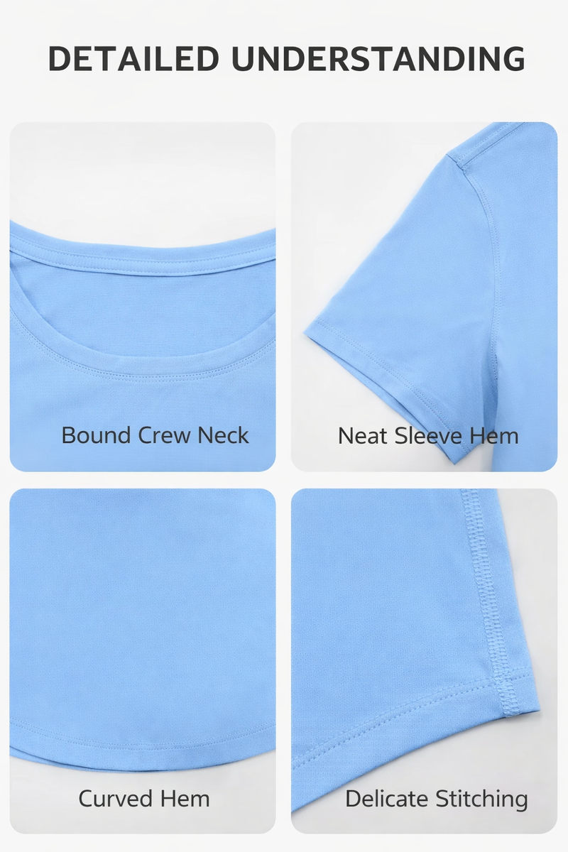 AIRCOOL LIGHTWEIGHT TEE - J76 Bamboo Wear