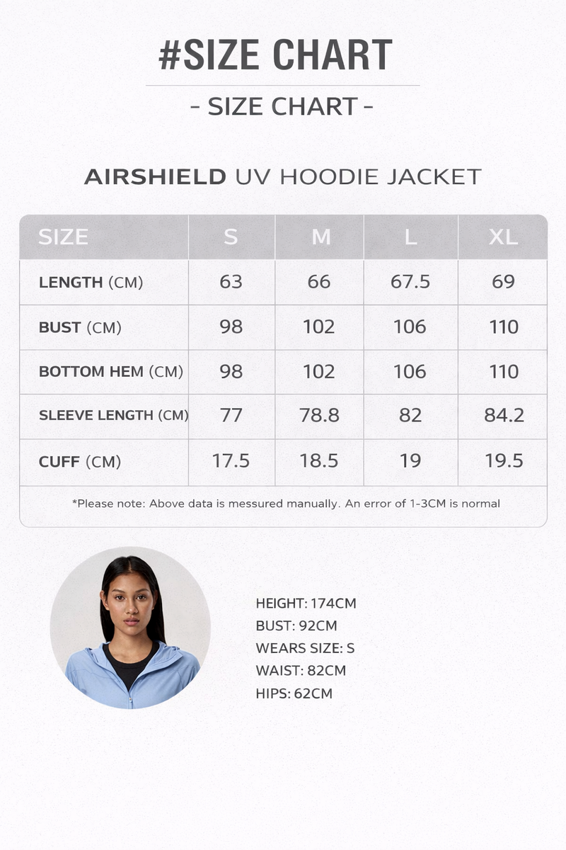 AIRSHIELD UV HOODIE JACKET - J76 Bamboo Wear