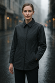 ALAINA WATER-RESISTANT PADDED SHIRT JACKET - J76 Bamboo Wear