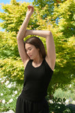 ALINA BAMBOO-BLEND RIB TANK - J76 Bamboo Wear