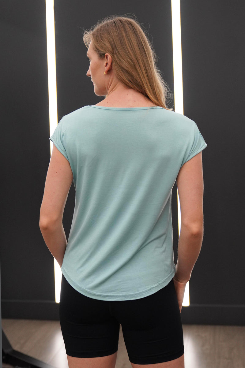 ANNALEE BAMBOO-BLEND V NECK TANK - J76 Bamboo Wear