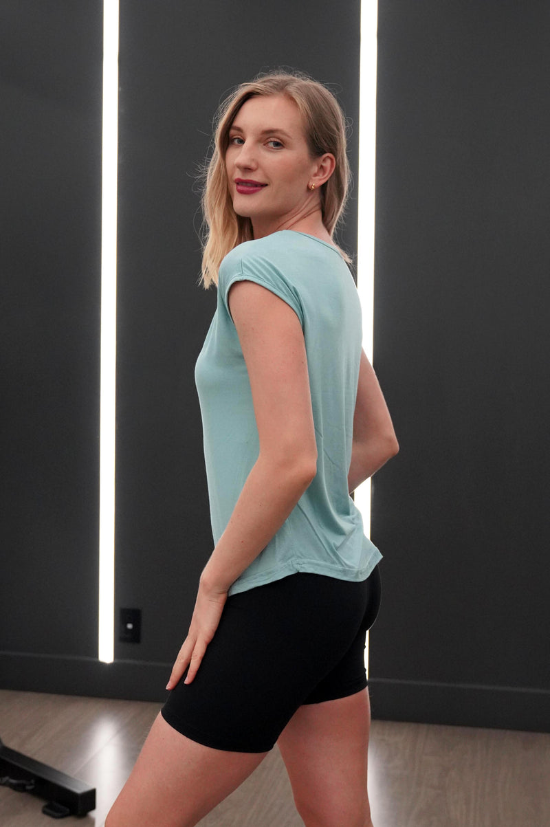 ANNALEE BAMBOO-BLEND V NECK TANK - J76 Bamboo Wear