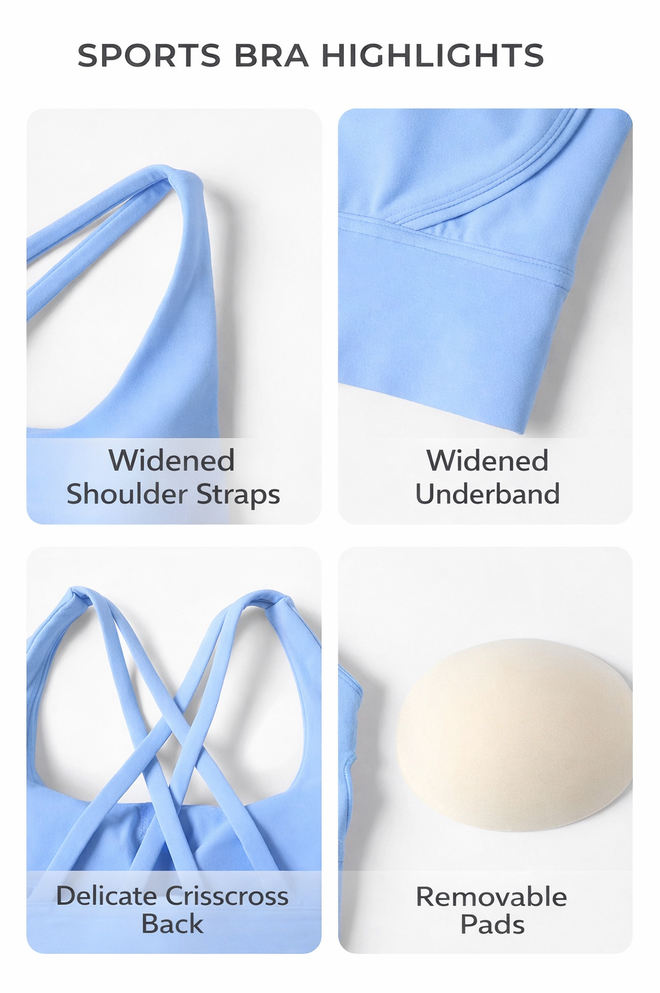 ANNIE SPORTS BRA - J76 Bamboo Wear