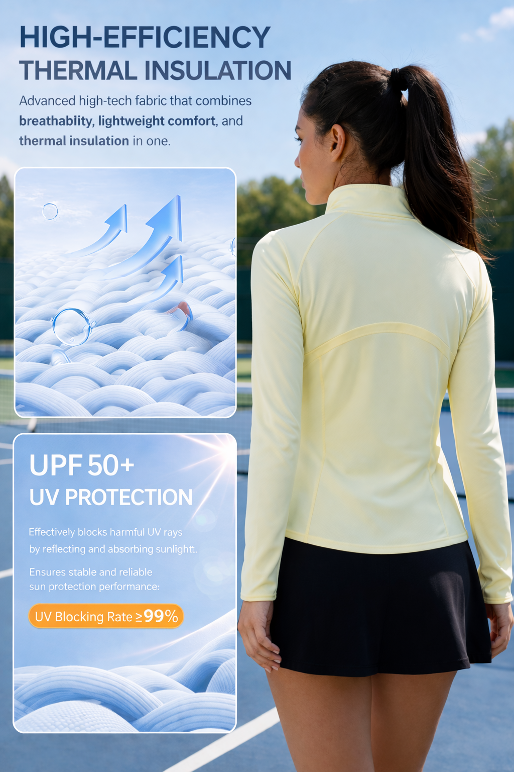 AVELINE UV PERFORMANCE JACKET - J76 Bamboo Wear