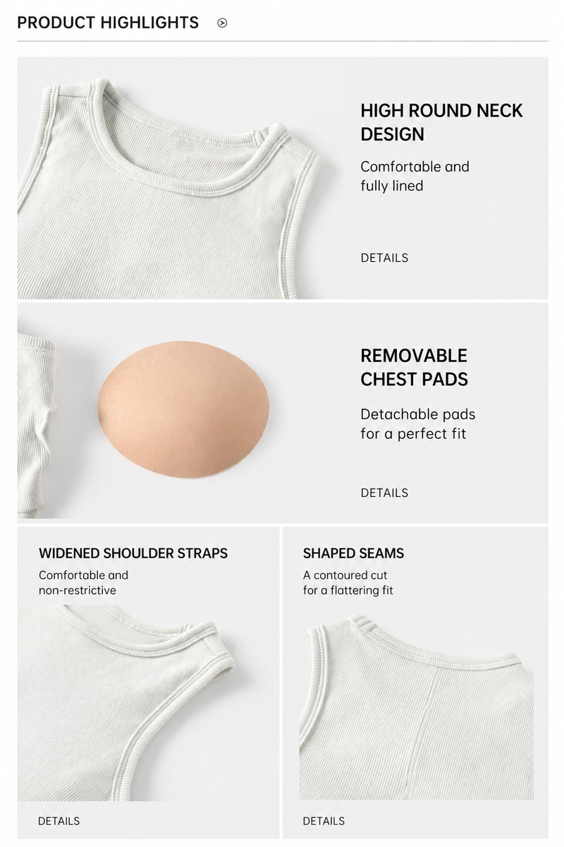 WILLOW BAMBOO-BLEND RIBBED TANK