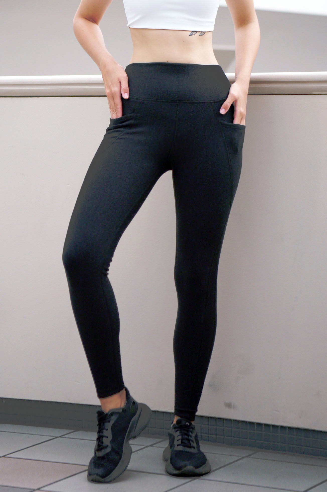 COZY BAMBOO-BLEND FLEECE LEGGING