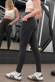 COZY BAMBOO-BLEND FLEECE LEGGING-Restocked