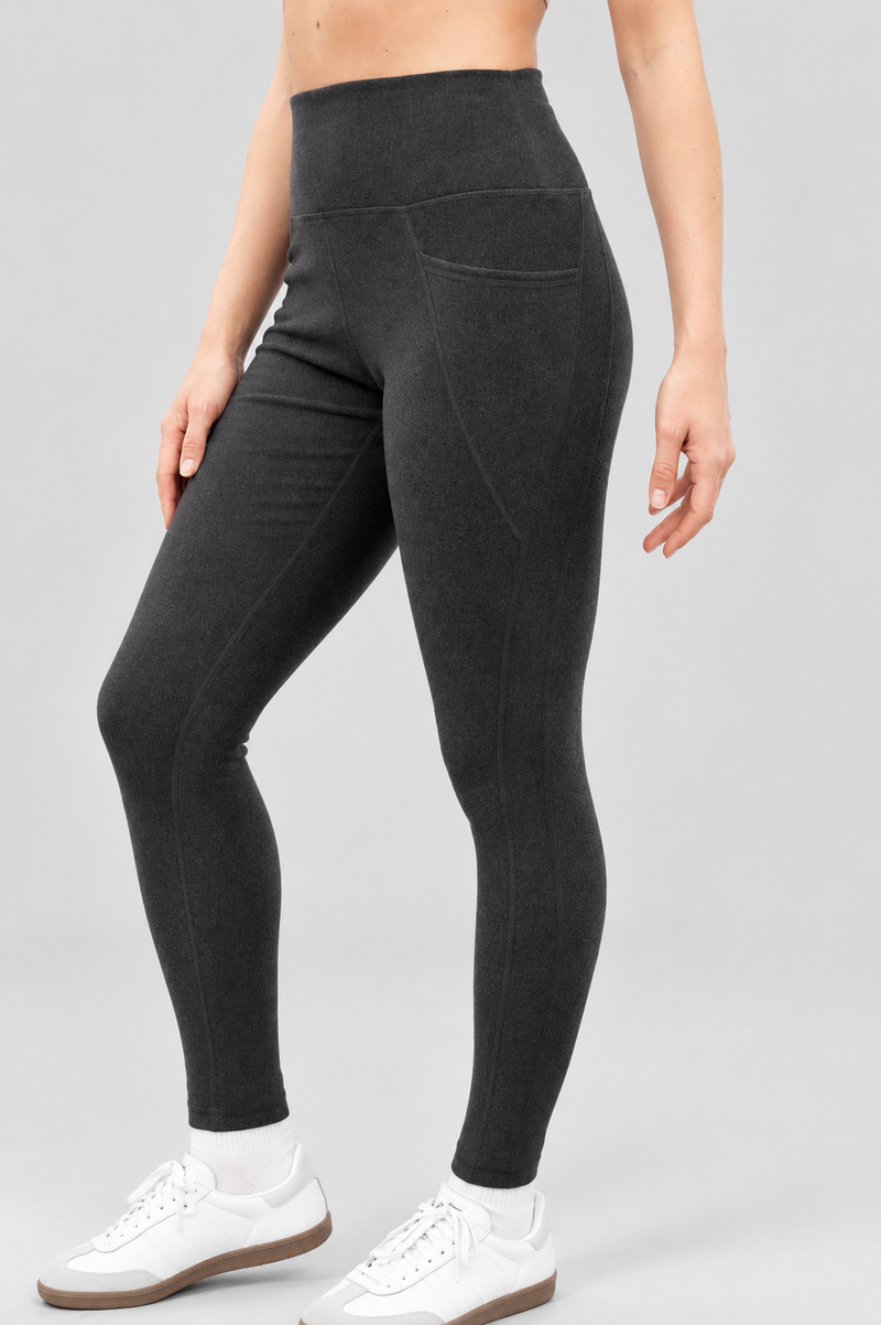 Cozy Bamboo-Blend Fleece Legging (Final Sale)