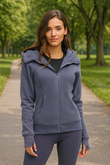 COZY ZIP SLIM FIT ZIP HOODIE - J76 Bamboo Wear