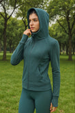 COZY ZIP SLIM FIT ZIP HOODIE - J76 Bamboo Wear