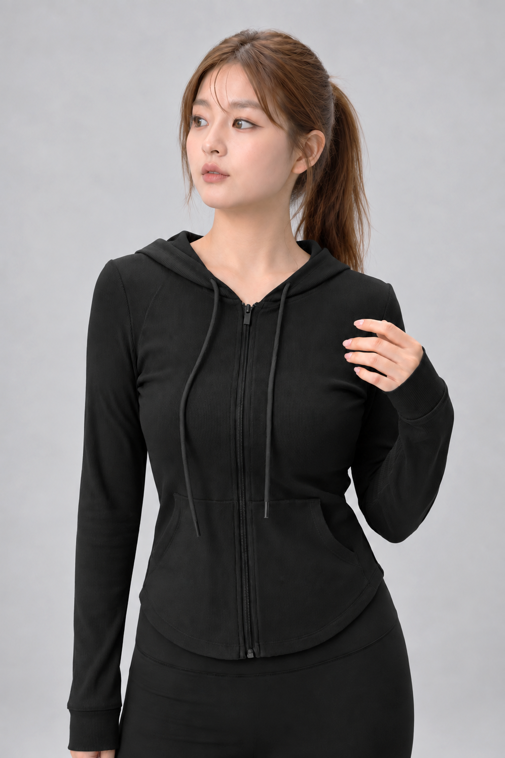 Dorothy Bamboo-Blend Ribbed Jacket