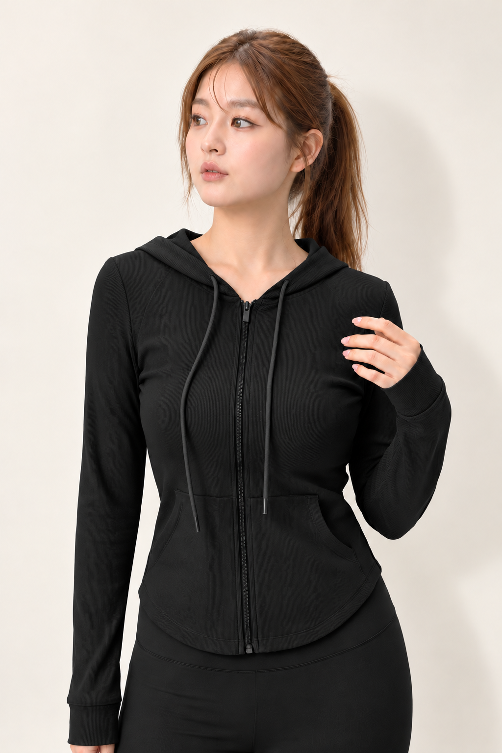 Dorothy Bamboo-Blend Ribbed Jacket