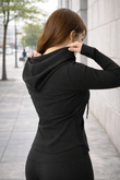 DOROTHY BAMBOO-BLEND RIBBED JACKET - J76 Bamboo Wear