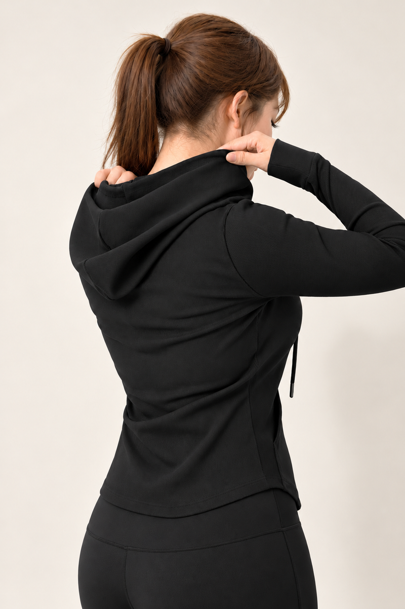 Dorothy Bamboo-Blend Ribbed Jacket